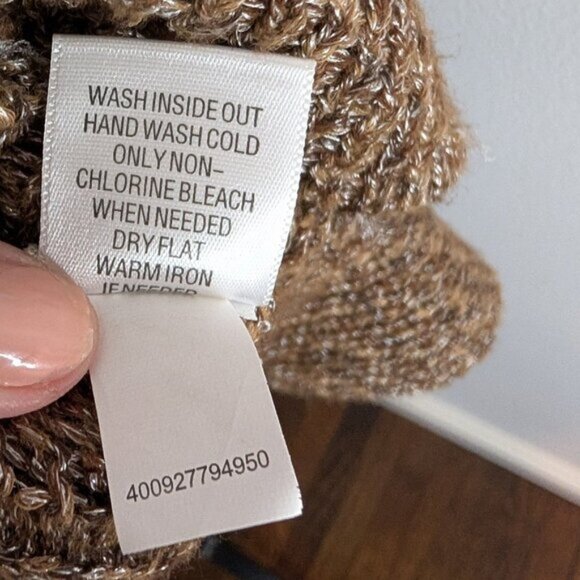 Dana‎ Buchman Brown Lightweight Open Knit Cardigan Shrug - M - Picture 8 of 8